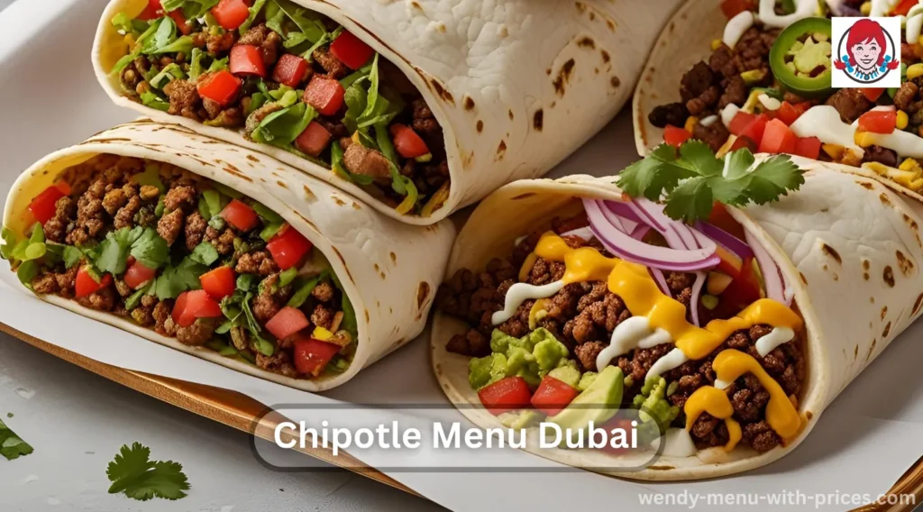 Chipotle Menu Dubai