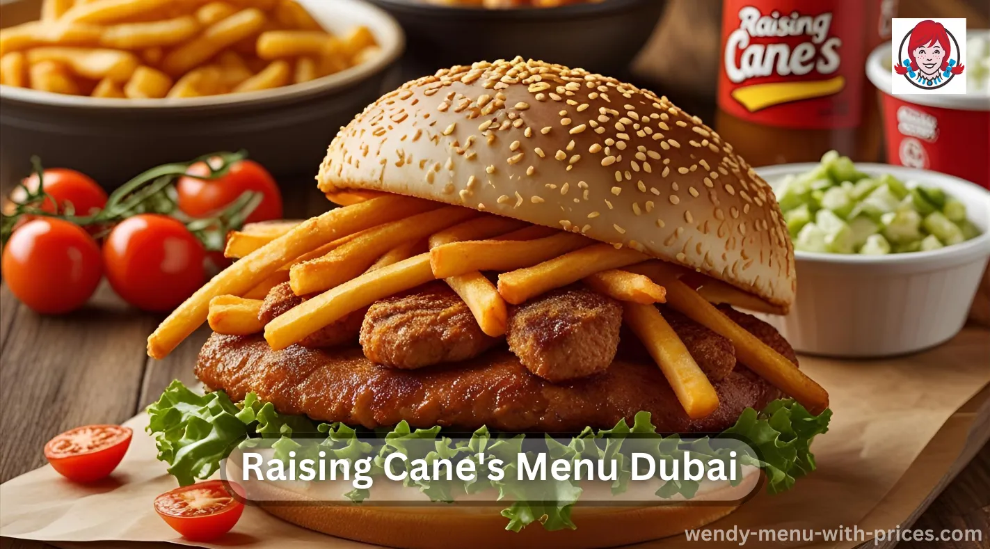 Raising Cane's Menu Dubai