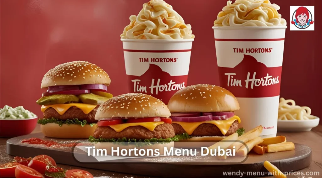 Tim Hortons Menu Dubai