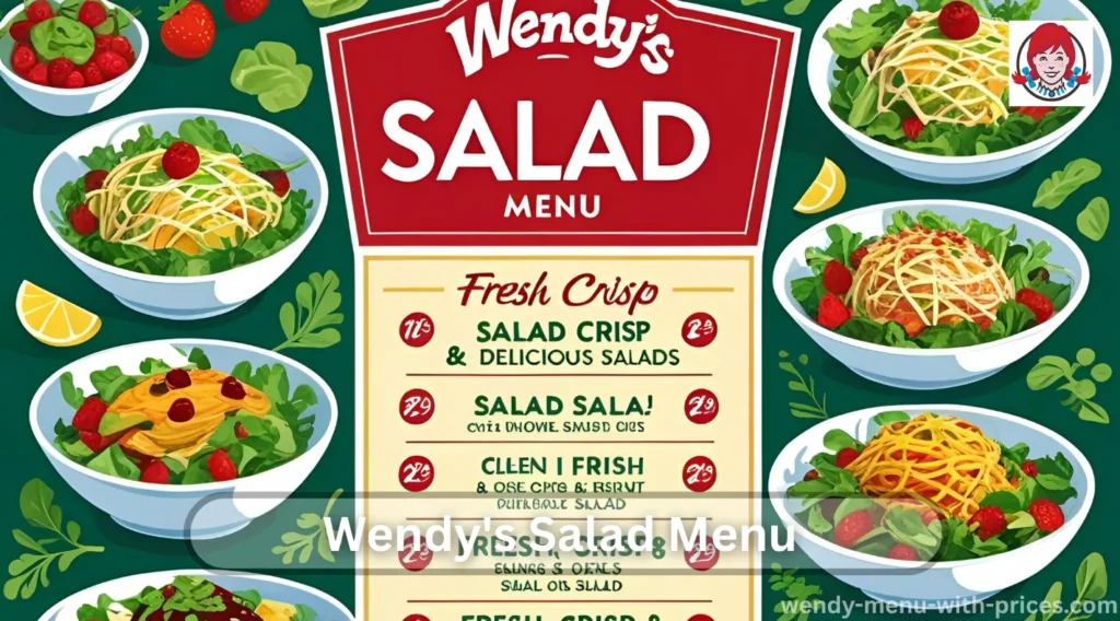 Wendy's Salad Menu