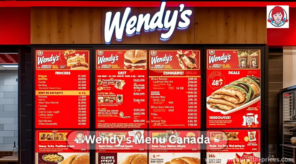 Wendy's Menu Canada