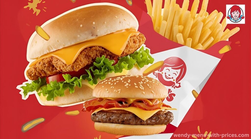 Wendy's Menu Canada Burger items